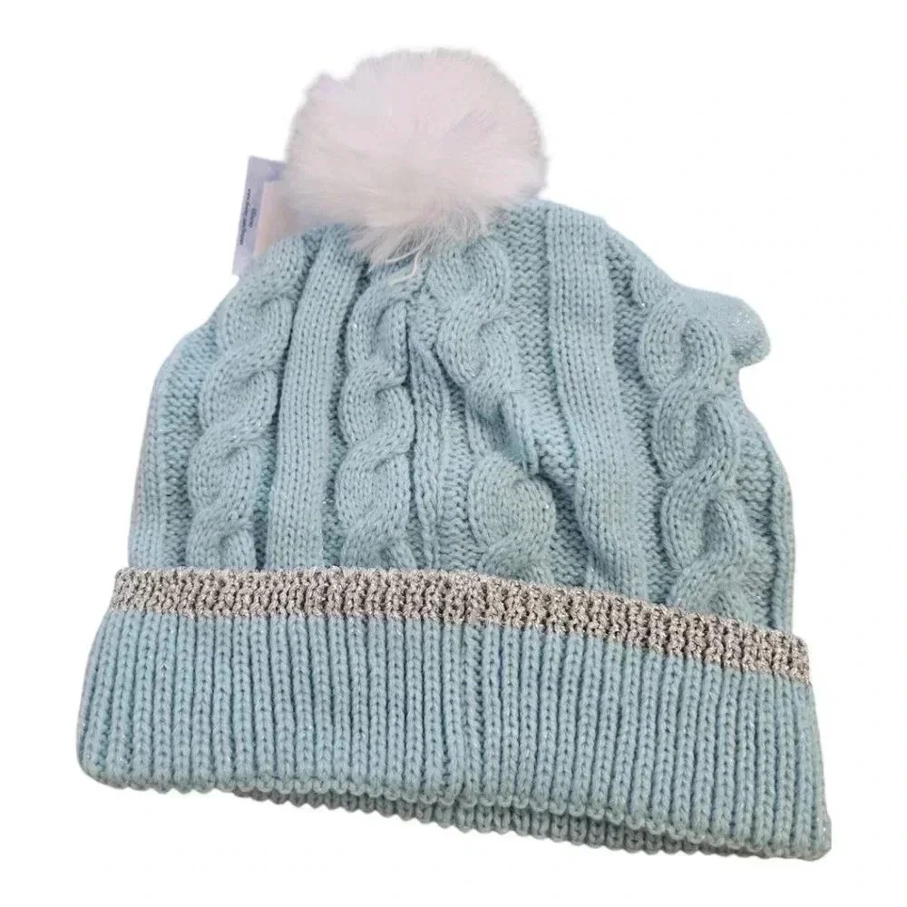 Disney Little Girl's Frozen 2 Winter Beanie Hat and Mitten Set